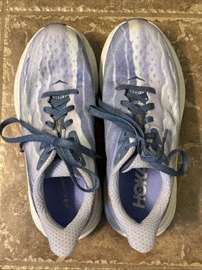 Hoka Women's Athletic Shoes - Lavender and Navy